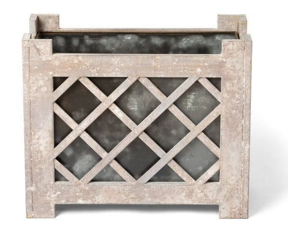 Park Hill Lattice Iron Garden Planter