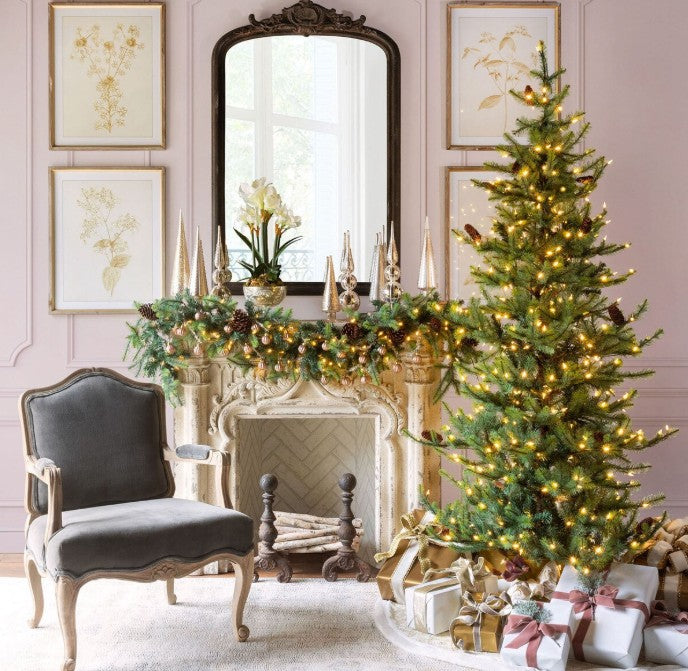 Park Hill | Blue Spruce Slim Christmas Tree 7.5'
