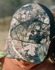 C.C. Mossy Oak Camouflage Mesh Back Ball Cap