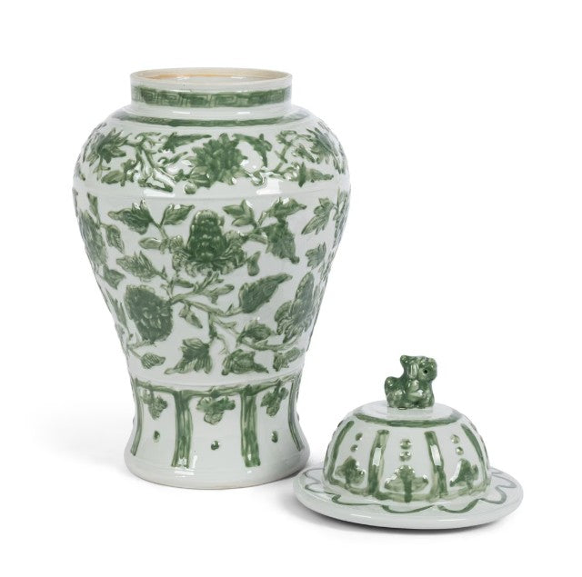 Park Hill | Embossed Floral Ginger Jar