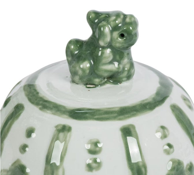 Park Hill | Embossed Floral Ginger Jar