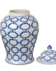 Park Hill Imperial Ceramic Ginger Jar, Blue and White