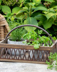 Park Hill Iron Lattice Garden Trug