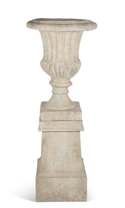 Park Hill Tall Urn With Pedestal, 55.5"H