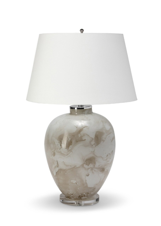Park Hill Nebula Glass Table Lamp