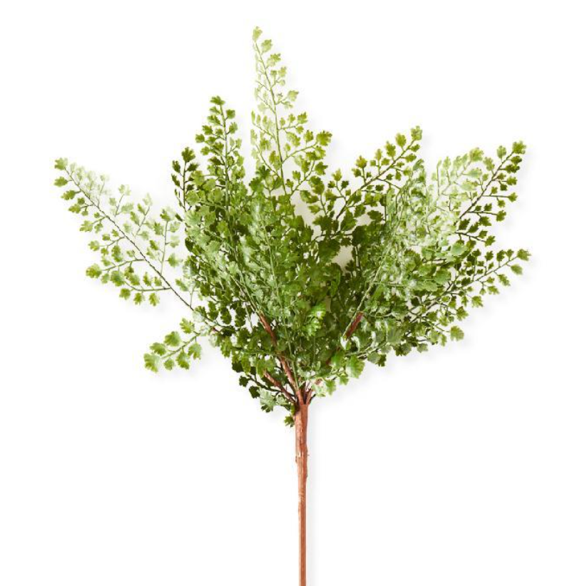 Maidenhair Fern Spray Stem – 16″ Faux Greenery
