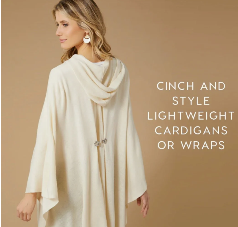 Embrace Clip On Fashion Fastener by Coco & Carmen