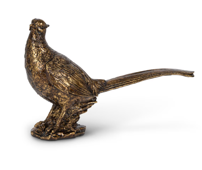 Park Hill Bronze Pheasant Figurines – Set of 4
