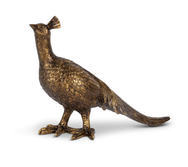 Park Hill Bronze Pheasant Figurines – Set of 4