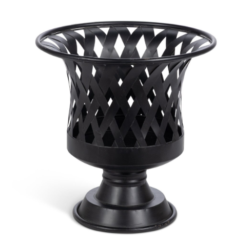 Park Hill Woven Metal Classic Urns,  Set of 2