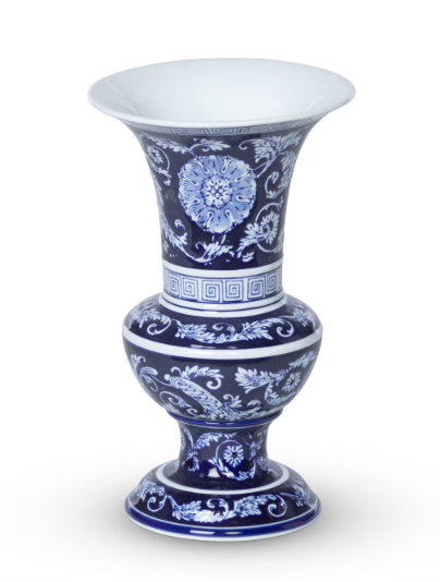 Park Hill Chinoiserie Classic Urn – Blue & White Porcelain