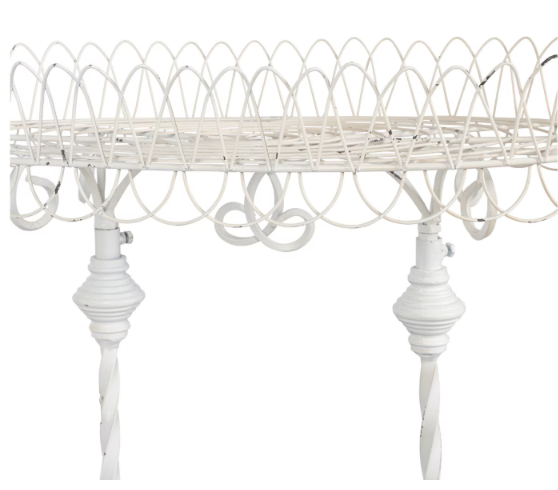 Park Hill French Wire Display Stand – Antiqued White