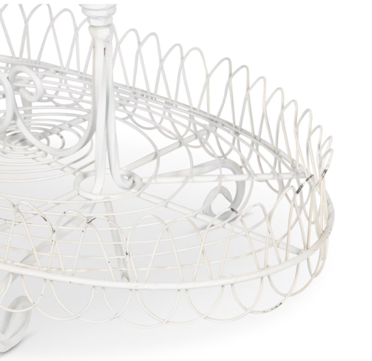 Park Hill French Wire Display Stand – Antiqued White