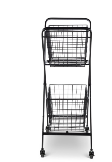 Park Hill Double Market Cart – Black Iron