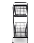 Park Hill Double Market Cart – Black Iron