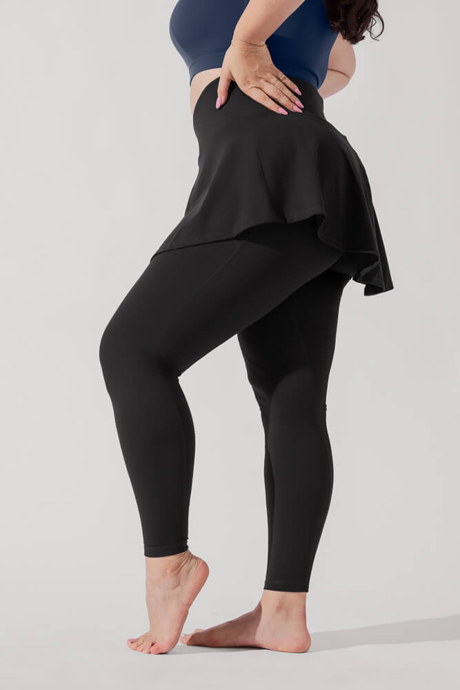 POPFLEX Full Size Crisscross Hourglass® Sklegging - Black