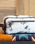 Hair on Cowhide Toiletry Bag No. 198