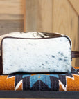 Hair on Cowhide Toiletry Bag No. 198