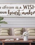 A Dream Is A Wish Your Heart Makes Sign