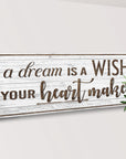 A Dream Is A Wish Your Heart Makes Sign