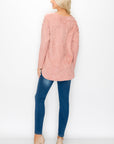 Andrea Stretch Faux Suede Top