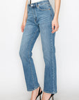 Artemis Vintage |Tummy Control High Rise Slim Straight Jeans - My Pampered Life Seattle