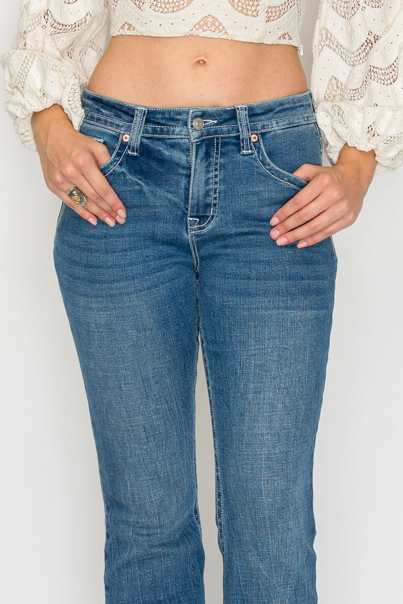 Artemis Vintage | Tummy Control High Rise Slim Flare Jeans *Signature*