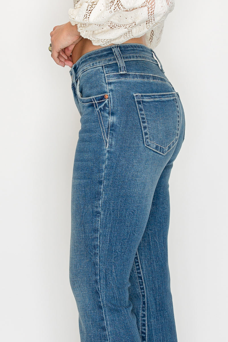 Artemis Vintage | Tummy Control High Rise Slim Flare Jeans *Signature*