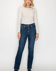 TUMMY CONTROL HIGH RISE SLIM FLARE JEANS  *Signature* - My Pampered Life Seattle