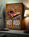 American Retro Garage Hot Rod Sign