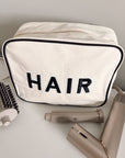 Hair Canvas XL Bag - Black Trim - My Pampered Life Seattle