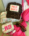 Palm Beach - Leopard Vintage Trucker Hat - My Pampered Life Seattle