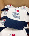 I Heart Touchdowns - Navy Vintage Trucker Hat - My Pampered Life Seattle