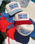 God Bless America - Vintage Trucker Hat - My Pampered Life Seattle