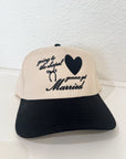 Going To The Chapel - Black Vintage Trucker Hat - My Pampered Life Seattle