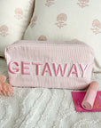 Getaway Large - Pink Stripe - My Pampered Life Seattle