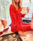 Candy Cane Pajama Set - My Pampered Life Seattle
