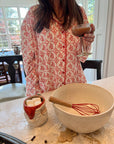 Red Toile Pajama Set - My Pampered Life Seattle