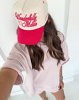 Wonderfully Made - Hot Pink Vintage Trucker Hat - My Pampered Life Seattle