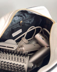 Hair Canvas XL Bag - Black Trim - My Pampered Life Seattle