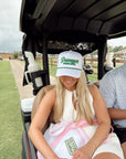 Couples Golf Hat - White Vintage Trucker Hat - My Pampered Life Seattle
