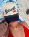 All is Well - Navy Vintage Trucker Hat - My Pampered Life Seattle