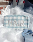 Hair - Blue Plaid Large Bag - My Pampered Life Seattle