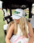 Couples Golf Hat - White Vintage Trucker Hat - My Pampered Life Seattle
