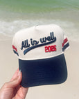 All is Well - Navy Vintage Trucker Hat - My Pampered Life Seattle