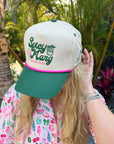 Spicy Marg Social Club - Green Vintage Trucker Hat - My Pampered Life Seattle