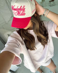 Wonderfully Made - Hot Pink Vintage Trucker Hat - My Pampered Life Seattle