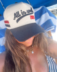 All is Well - Navy Vintage Trucker Hat - My Pampered Life Seattle