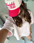 Wonderfully Made - Hot Pink Vintage Trucker Hat - My Pampered Life Seattle