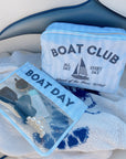Boat Club - Blue Stripes XL Bag - My Pampered Life Seattle